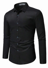 Mens Full Sleeve Slim Fit Durable Formal Shirt